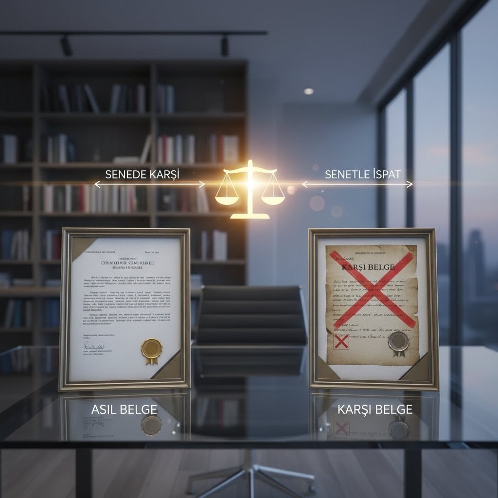 You are currently viewing Senede Karşı Senetle İspat Kuralı